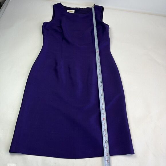 Vintage Talbots Silk shift dress blazer set purple Jacket Two piece - Picture 8 of 15